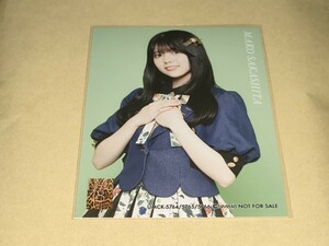 NMB48★坂下真心★30th シングル がんばらぬわい★通常盤 限定 封入 特典 生写真 1枚