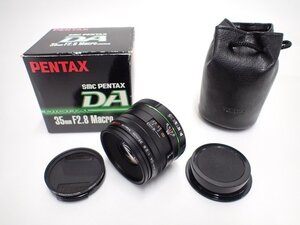 外観美品 SMC PENTAX-DA 35mm F2.8 MACRO Limited ペンタックス Kマウント 標準マクロレンズ フード内蔵 ∩ 705B7-2