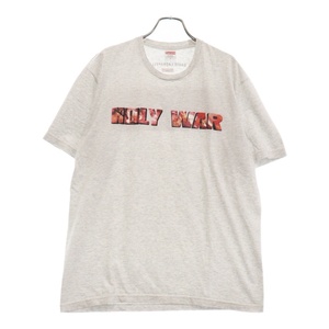 SUPREME シュプリーム 23AW Holy War Tee ホーリーワープリント半袖Tシャツ グレー