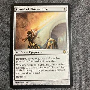 MTG 《火と氷の剣/Sword of Fire and Ice》[DST] 英語