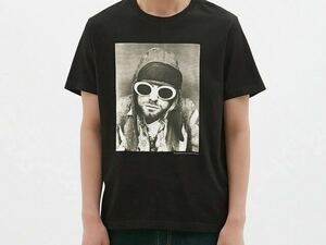 即完売品★カートコバーン Tシャツ Mサイズ ニルヴァーナ NIRVANA フォト バンド 入手困難 ナンバーナイン ヒステリックグラマー GU