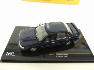 【美品】ixo イクソ 1/43 SUBARU スバル LEGACY 2.0 TURBO RS 1989 レガシー ターボ KBI021/60サイズ