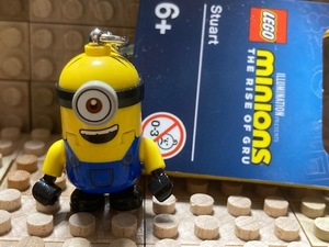 凸凸凸 レゴ LEGO ☆ ミニオンズ minions ミニフィグ キーホルダー ☆ スチュアート Stuart Minifigure Key Chain ☆ 新品 凸凸凸