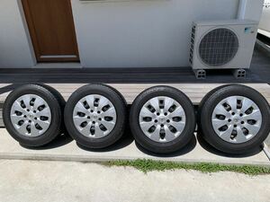 トヨタ純正ホイール 195/65R15 4本 Playz PX-RV For MINIVAN ５穴　70系 ノア VOXY エスクァイア　鉄ホイール 6J 114.3 +50