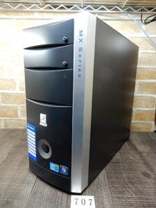 707★マウスコンピューター★core i7★メモリ8GB★500GB-HDD☆DVDRWマルチ☆タワ型パソコン★ＯＳ無し