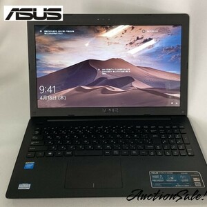 【中古】Windows10 ASUS Celeron N2840/@2.16GHz/2GB/HDD 500GB/15インチ以上