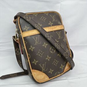 y877 1円 LOUIS VUITTON ルイヴィトンモノグラム ダヌーブ ショルダーバッグ M45266 シリアル TH1026