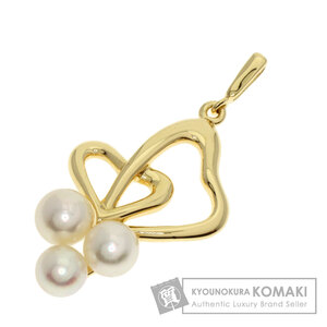 MIKIMOTO ミキモト パール 真珠 ペンダントトップ K18イエローゴールド レディース 中古