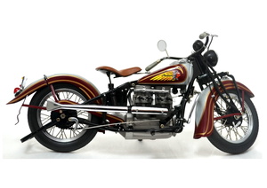 【希少／コレクター品】ダンバリーミント　インディア　モーターサイクル 1/10 Danbury Mint 1938 Indian Four Motorcycle