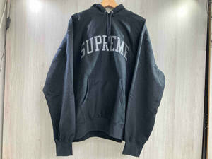 冬 Supreme シュプリーム パーカー フーディ Glitter Arc Hooded Sweatshirt 裏起毛 ラメ グリッター XL ブラック