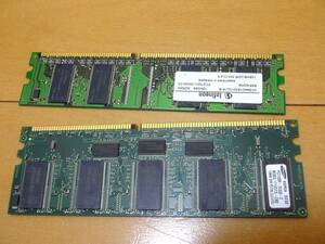 PCメモリ INFINEON - HYS64D16301GU-6 128MB MEMORY SAMSUNG PC2100R-25330-Z M383L1713DTS-CB0 DDR 