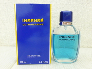 【37797】◆ファッション 香水 INSENSE ウルトラマリン オードトワレ フランス製 100ml 残約70%◆