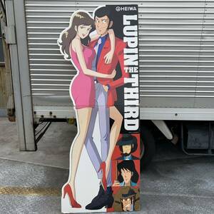 【非売品】ルパン三世 パチンコ ポスター/HEIWA LUPIN THE THIRD/モンキーパンチ/パネル/ポスター/平和/当時物/峰不二子/次元大介/販促