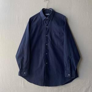 【デカオム】80s COMME des GARCONS HOMME シャツ / ネイビー ビンテージ 川久保玲 田中オム 90s T4-01031-61214 sale