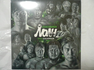 プロレスリングNOAH(ノア) 2018年 壁掛けカレンダー 新品・未開封