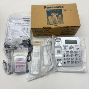 Y220-K22-6997 Panasonic パナソニック デジタル コードレス電話機 RU・RU・RU VE-GZ32DL-S 外箱付 通電確認OK