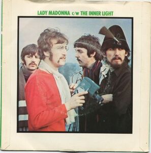 英7 Beatles Lady Madonna c/w The Inner Light R5675 Parlophone, Apple Records /00080