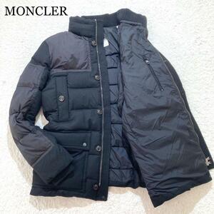 【極美品】MONCLER ダウンジャケット BOURVIL N-3B ブラック