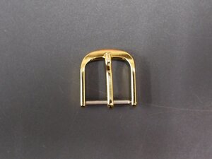 中古 セイコー シチズン カシオ 汎用 尾錠 美錠 ピンバックル 色: ゴールド 幅: 14mm 管理No.31684