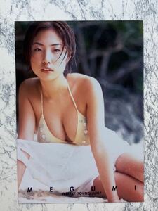 週刊ヤングジャンプ付録　生写真　MEGUMI 雑誌　非売品　写真　セクシー　水着