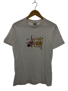 STUSSY◆Tシャツ/S/コットン/WHT