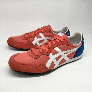 即決! レアカラー Onitsuka Tiger SERRANO オレンジ系 白 青 28.5cm 1183A237 / オニツカタイガー アシックス セラーノ asics