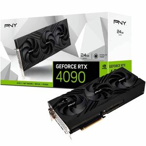 PNY ピーエヌワイ GeForce RTX4090 24GB VERTO LED 3FAN グラフィックスボード VCG409024TFXPB1 VD8270