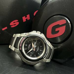 CASIO カシオ G-SHOCK MT-G GC-2000-１ 黒文字盤 赤短針 1799 1円出品 可動品 完品 あまりコマ付 現状品 箱付き ジーショック