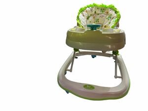 24D03-22R：●ベビークラフト 歩行器 Baby craft グリーン ベビーウォーカー テーブル おもちゃ付き 赤ちゃん 幼児 歩行練習