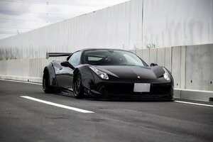 LB WORKS フェラーリ 458 フルバンパー コンプリート ボディキット ver.1 エアロパーツ 5点セット FRP