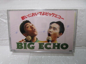 非売品！ＢＩＧ　ＥＣＨＯｘダウンタウン　カセットテープ（カラオケビッグエコー松本人志浜田雅功日本ビクターレトロビンテージグッズ）