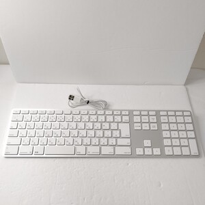 Apple　純正　有線キーボード　A1243 美品　アップル　Mac テンキー付