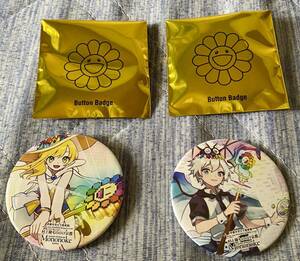 村上隆☆もののけ☆京都市京セラ美術館 限定☆ランダム缶バッジ☆button badge☆京都市美術館☆朝ぼらけちゃん☆木魂くん☆2個セット