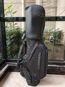 ★ Golf Bag ジェイ・リンドバー J. LINDEBERG　9.5型 5KG キャディバッグ　スタンドバッグ　,black●TV052