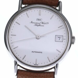 IWC SCHAFFHAUSEN IW351320 ポートフィノ デイト 自動巻き メンズ _807930【ev10】