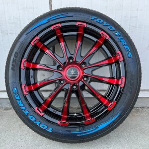 ハイエース 200系 18インチ タイヤホイール 車検対応 BD12!! TOYO H30 225/50R18 4本セット 1台分