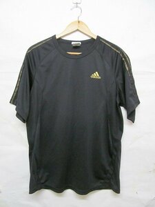 adidas アディダス climalite プラクティス ショートスリーブ Tシャツ 半袖 レディース O 黒 b17614