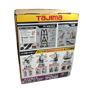 ＊＊ TAJIMA タジマ フルハーネス型安全帯 セグネス 702 ランヤード分離型セット 新規格 SEGNES702L ブラック 未使用に近い