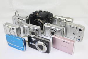 Y2429 【10点まとめ売り】 富士フィルム Fujifilm FinePix ファインピックス S7000 A500 Z70 等 コンパクトデジタルカメラ ジャンク