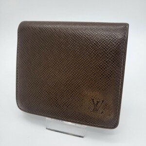 LOUIS VUITTON ルイヴィトン タイガ 折り財布 財布 M30452 ブラウン レザー