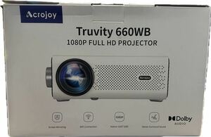 小型家庭用 プロジェクター ACROJOY TRUVITY 660WB 10,000lm フルHD1080P WiFi ワイヤレス接続