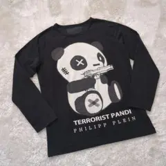 【美品】PHILIPP PLEIN HOMME パンダ ロンT  Tシャツ