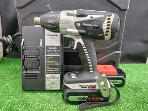 中古品 Panasonic パナソニック 14.4V 4.2Ah 3.0Ah 充電 マルチインパクトドライバー EZ7548 バッテリー2個 充電器付