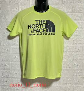 773　THE NORTH FACE　ザ ノースフェイス　ビッグロゴTシャツ　クルーネックTシャツ　メッシュ生地　アウトドアウェア　sizeM