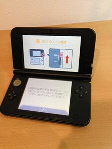 ◯任天堂 3DS LL 本体 SPR-001 ブルー×ブラック Nintendo ニンテンドー 初期化/通電確認済み 