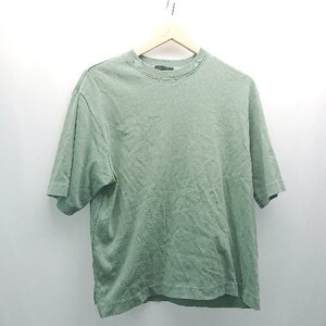 ◇ N.O.R.C 無地 シンプル おしゃれ 夏コーデ 涼しげ 半袖 Tシャツ サイズ1 グリーン系 レディース E