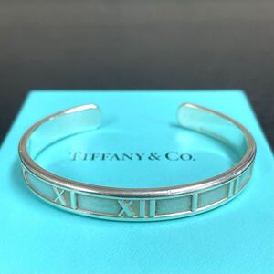 【ティファニー】基準内 TIFFANY&Co. カフバングル アトラス ATLAS シルバー925 バングル ブレスレット アクセサリー メンズ レディース