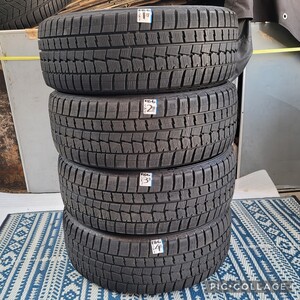 送料無料 バリ溝 スタッドレス17インチ　ダンロップ WINTER MAXX WMO1　225/55R17 97Q タイヤのみ4本セットアルファード・レガシィ・スカイ