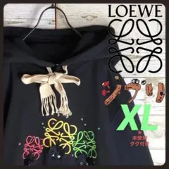 未使用タグ付き loewe ロエベ ジブリ コラボ パーカー アナグラム刺繍入り