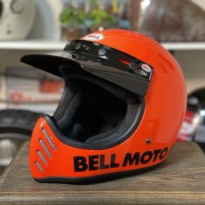 廃盤カラー BELL moto-3 ベル モト3 復刻版 オフロードヘルメットオレンジ/S ◇ 輸入品 即納 送料無料